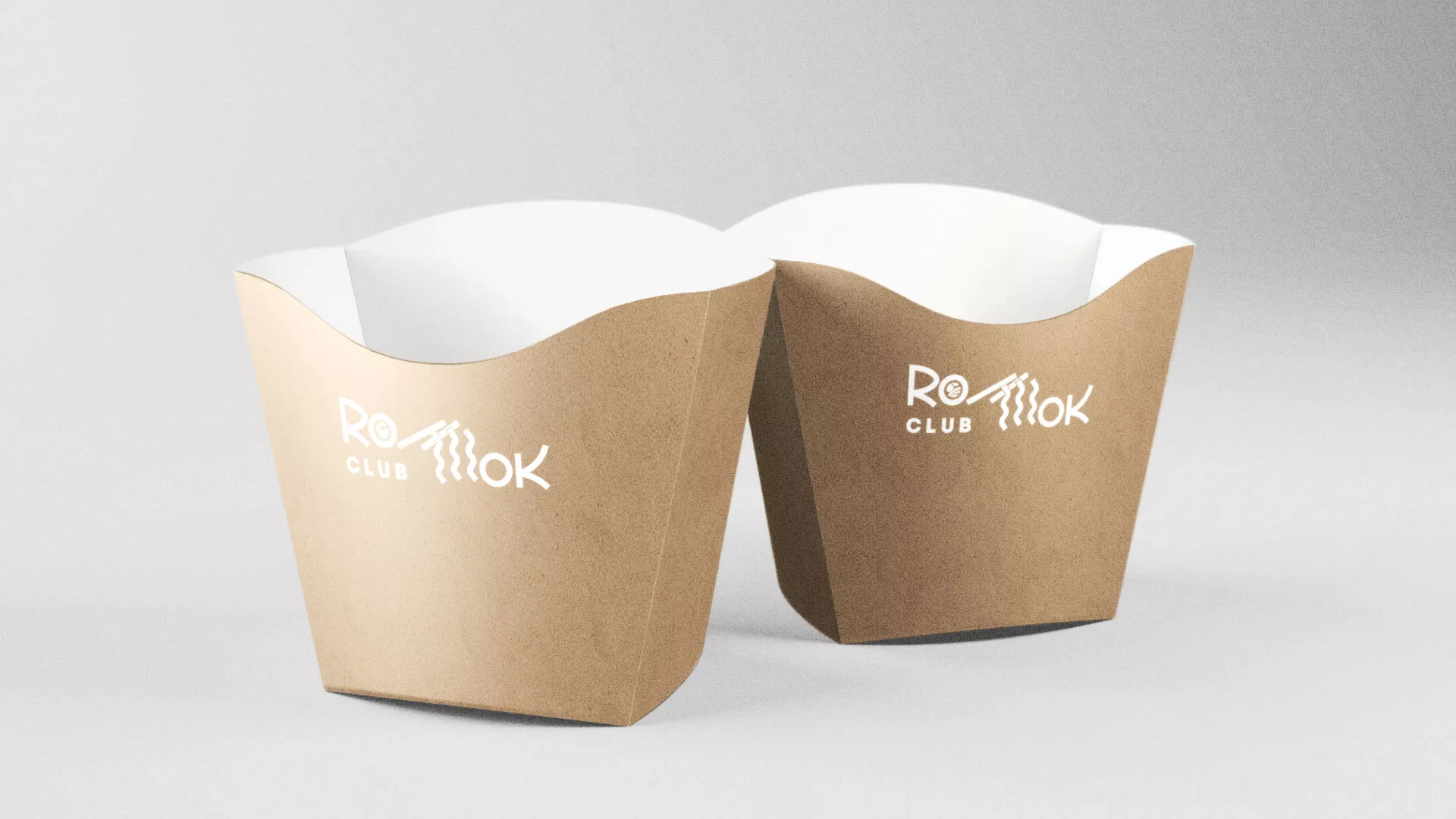 Создание логотипа суши-бара «Roll Wok Club» в Ясногорске