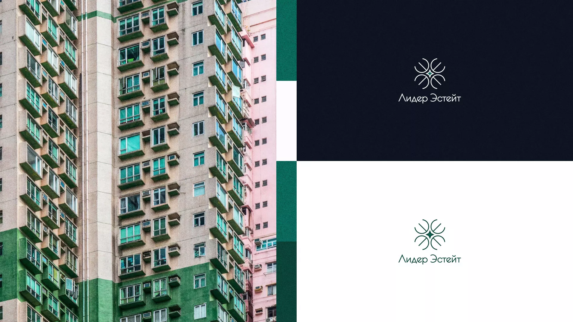 Создание логотипа компании «Лидер Эстейт» в Ясногорске